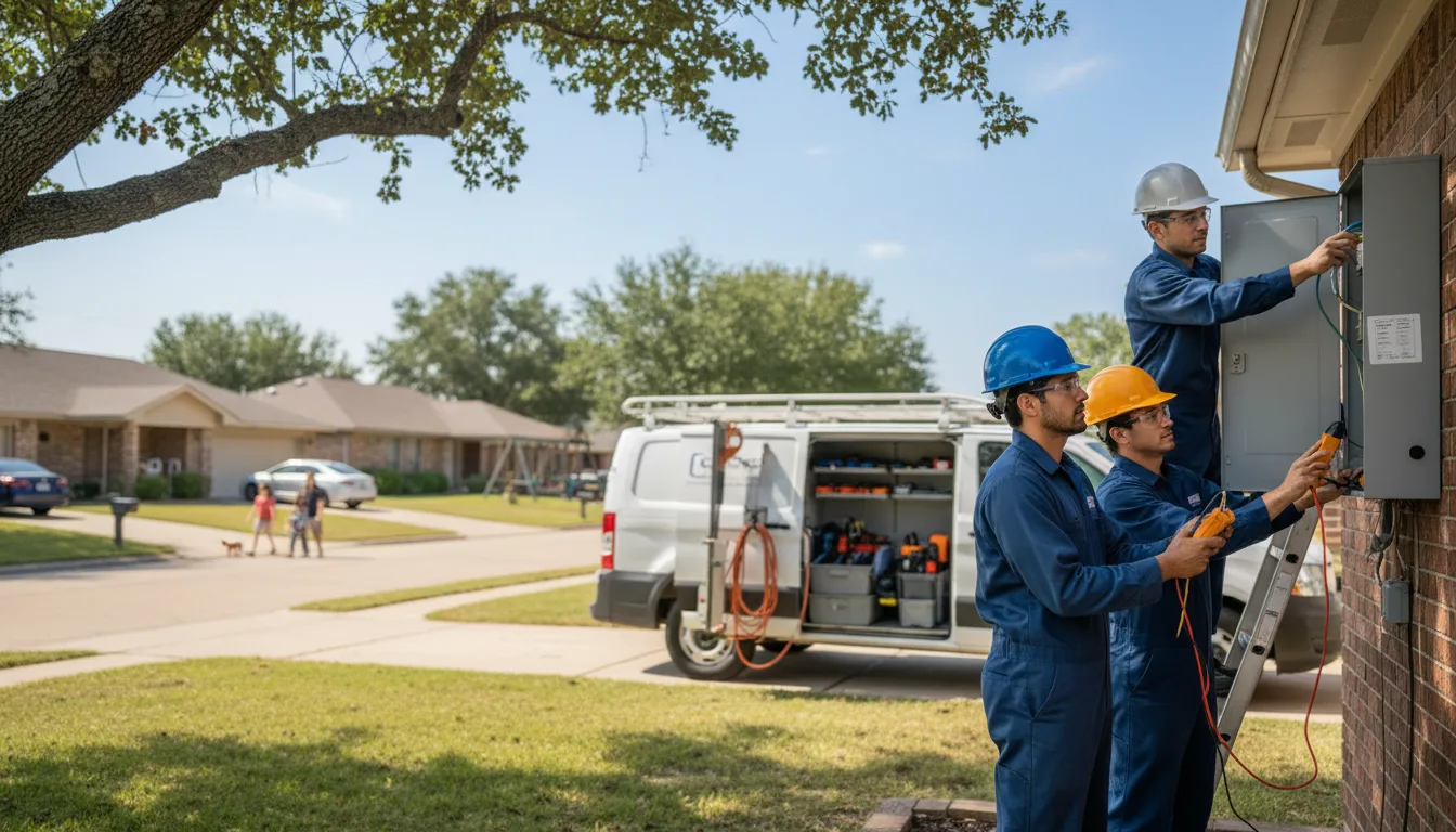 Certified electrician providing emergency electrical services in Carpio, ND